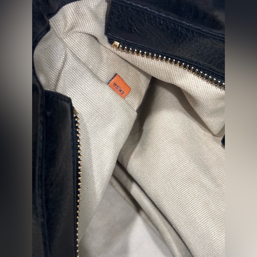 Tory Burch Black T Stitched Tote Bag - Picture 12 of 15